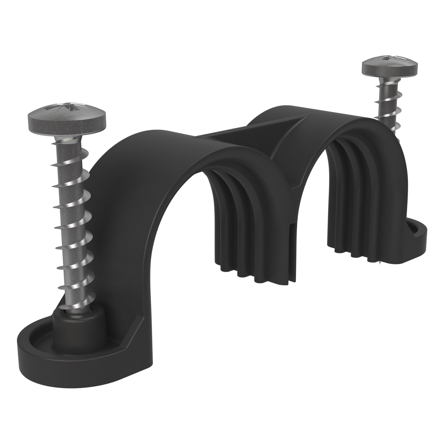 Plastklemmer LK Systems Dobbel tomrør 25 mm