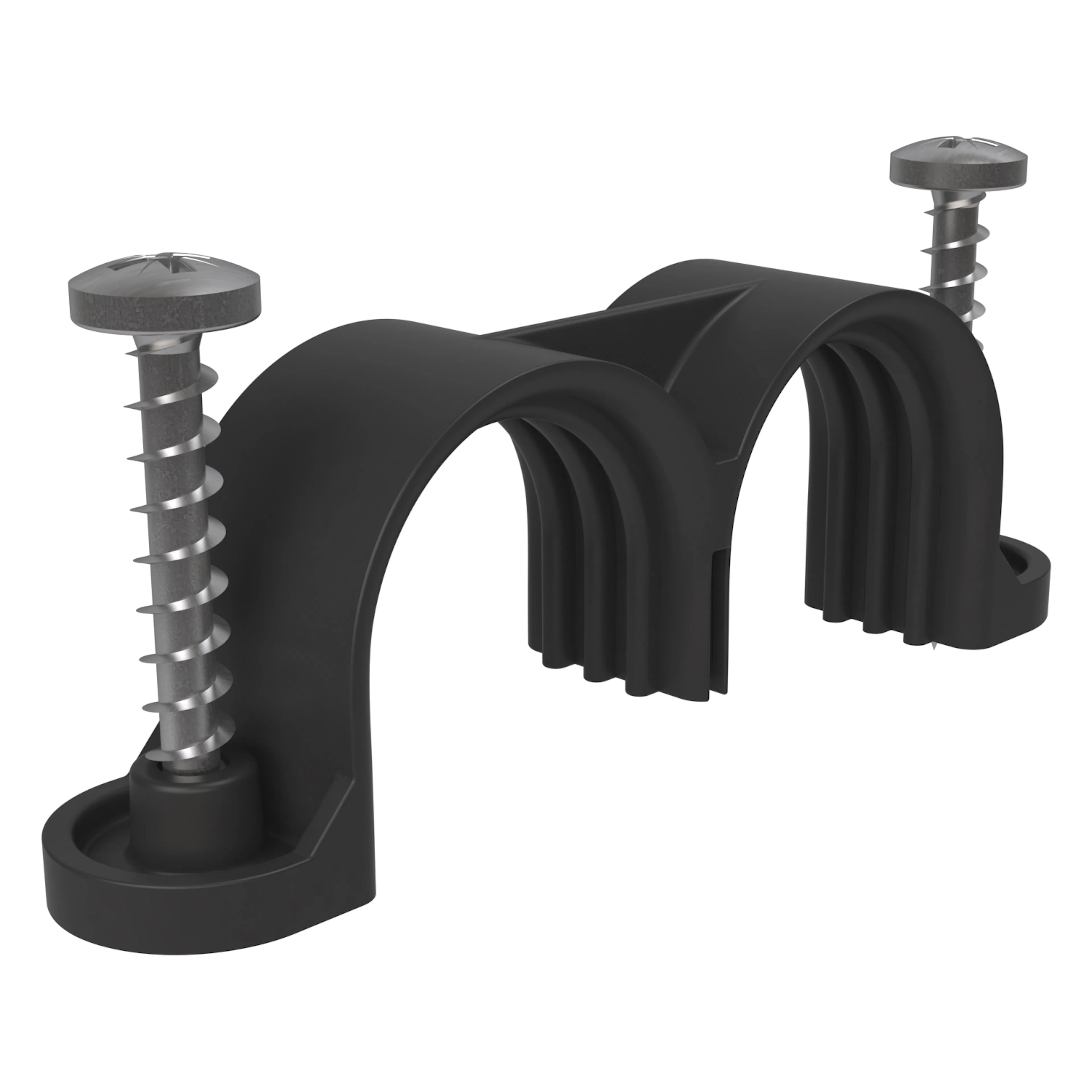 Plastklemmer LK Systems Dobbel tomrør 25 mm