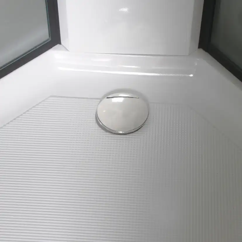 Dusjkabinett Bathlife Betrakta 90x90 Svart/Hvit