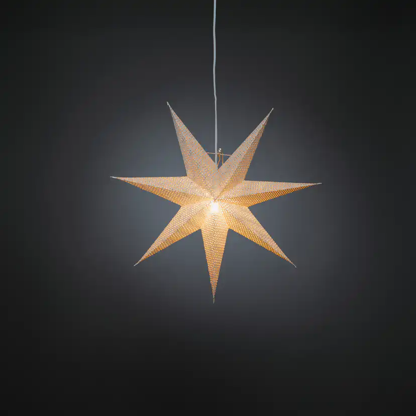 Adventsstjerne Gnosjö Konstsmide 7-spiss 60 cm