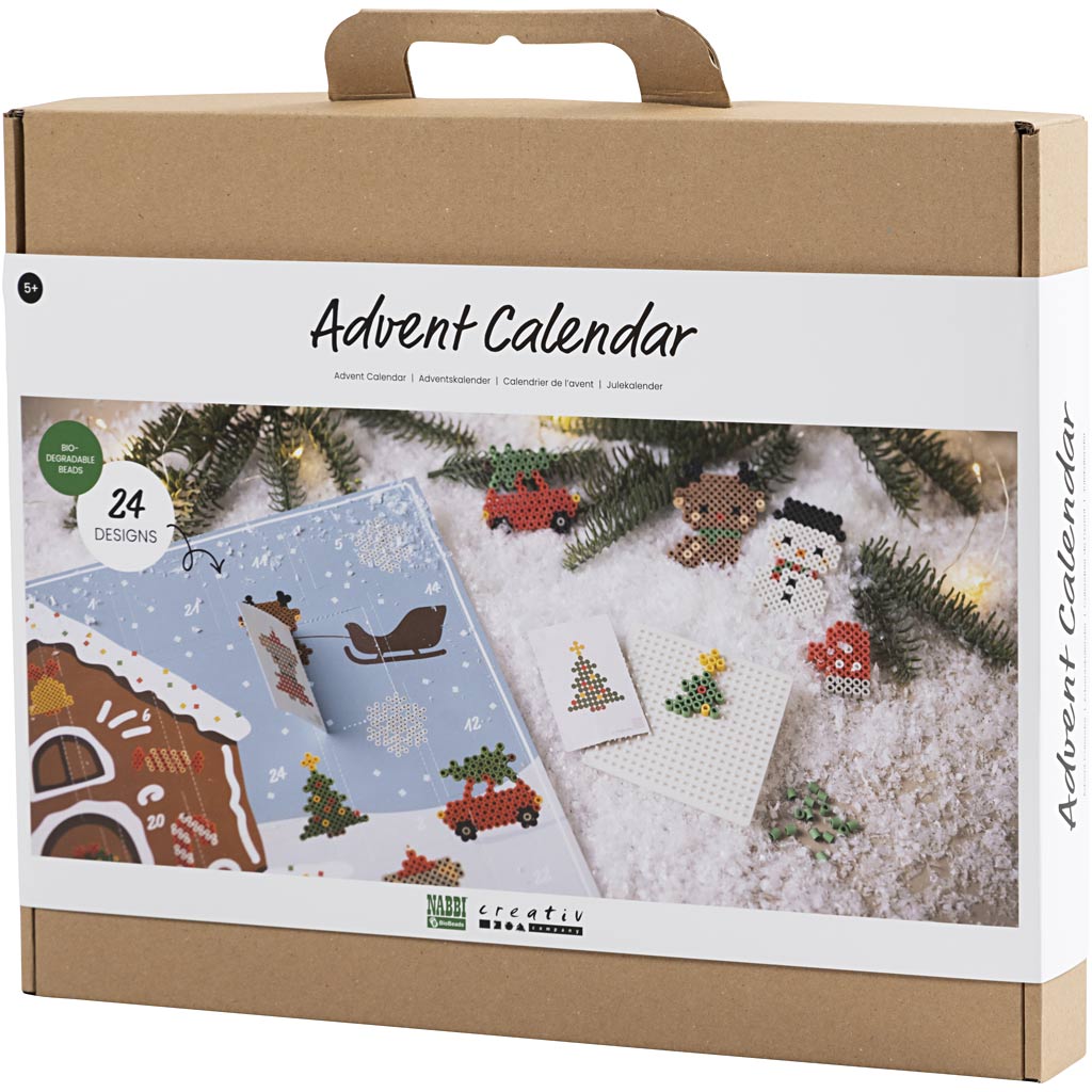 Adventskalender Creativ Company Nabbi BioBeads 24 design