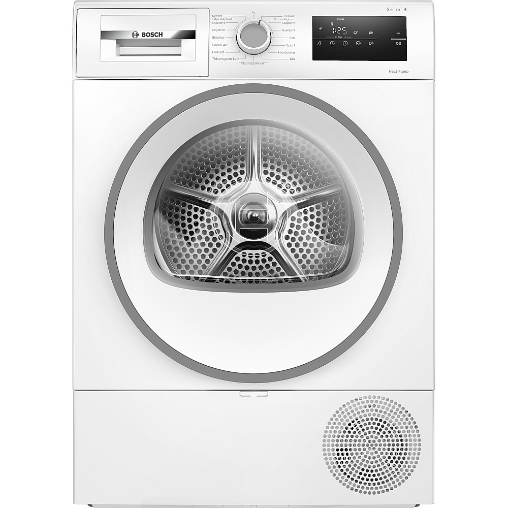 Varmepumpetrommel Bosch Serie 4 WTH85V0SSN Hvit Energivennlig