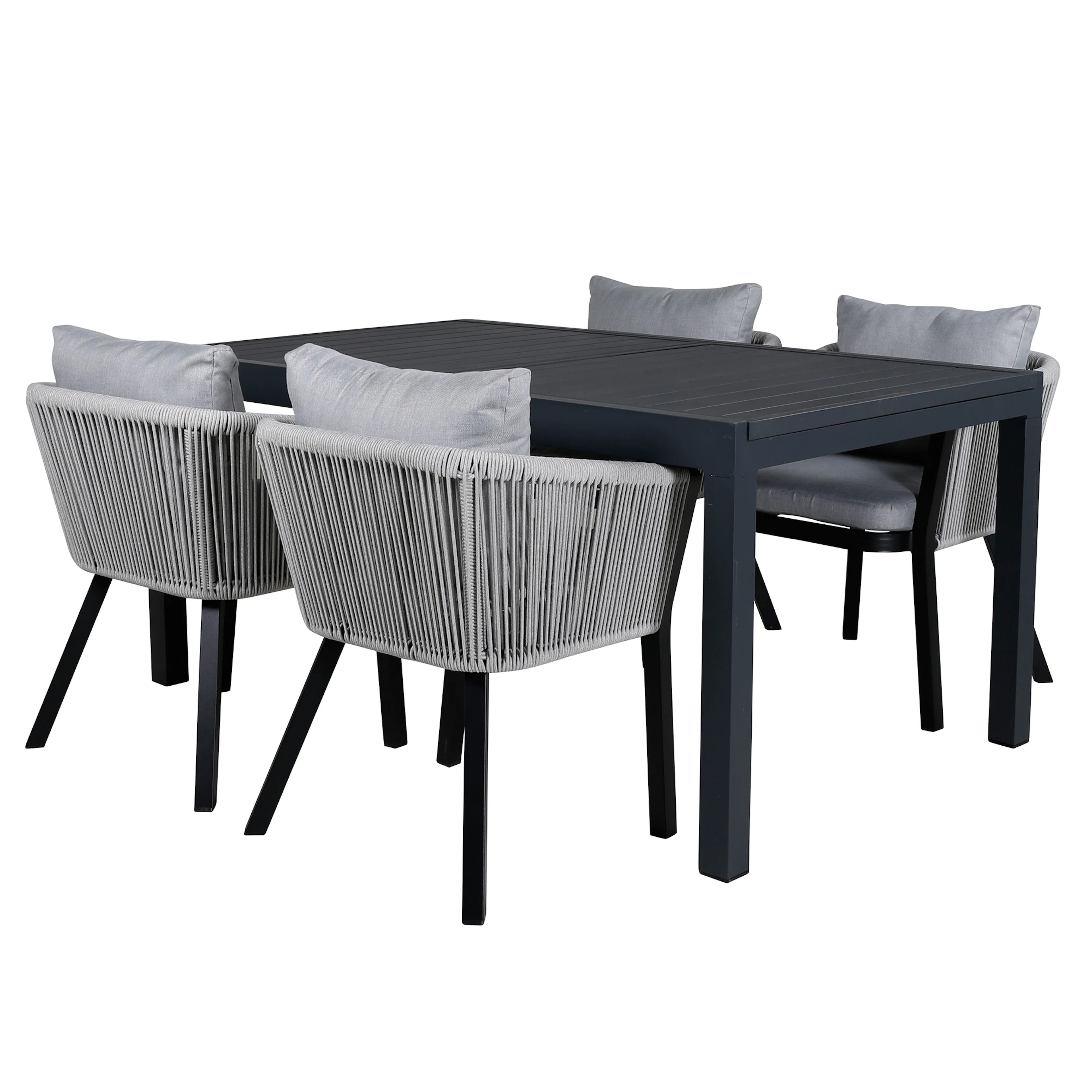 Spisegruppe Venture Home Marbella med 4 Veny Stoler