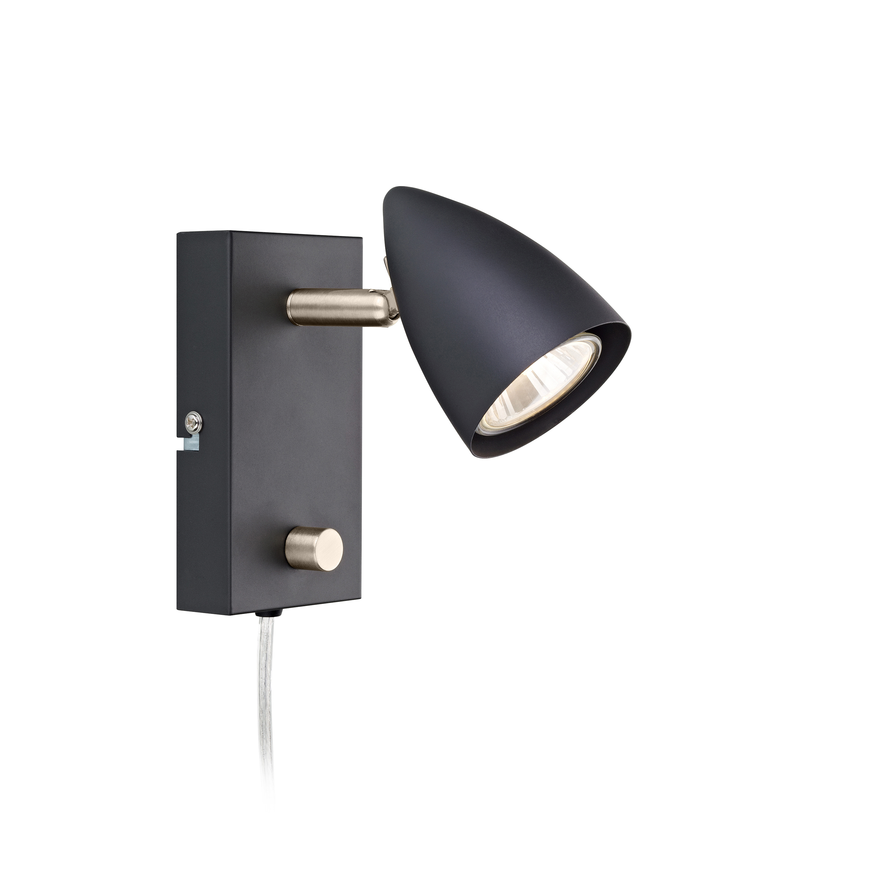CIRO Wall 1L Black/Steel Svart/Stål