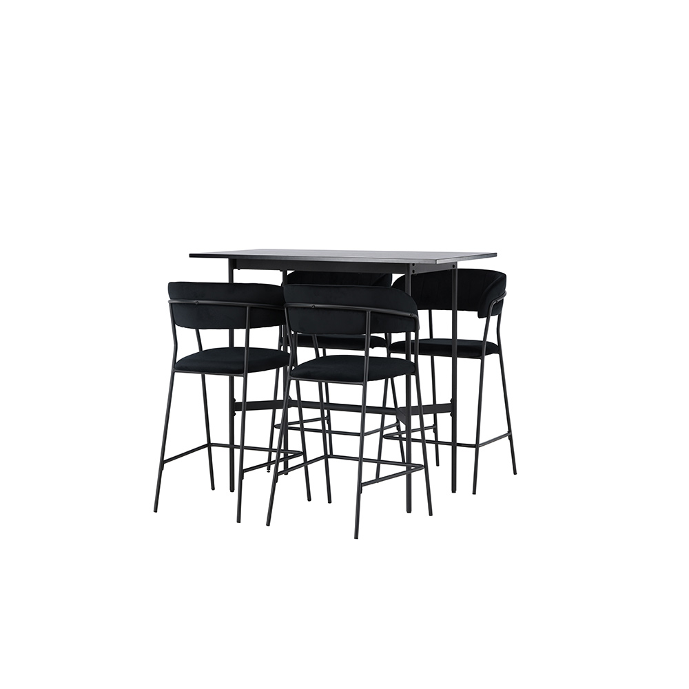 Spisegruppe Venture Home Rax med 4 stk Lui Stoler