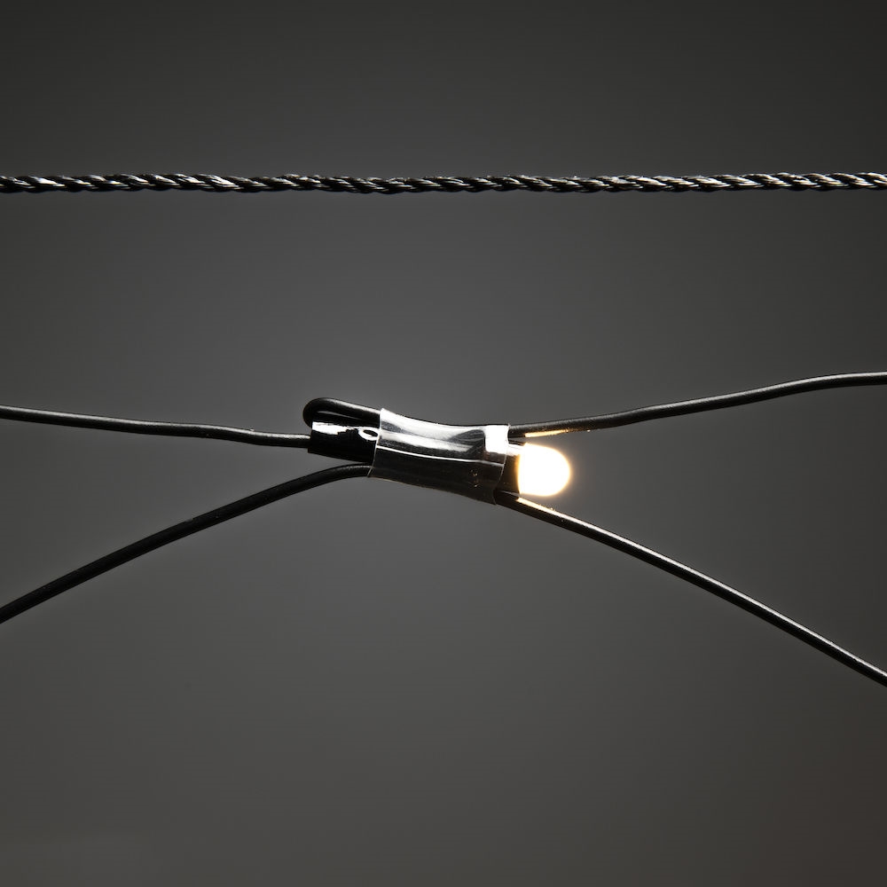 Lyslenke Gnosjö Konstsmide Nett 40 Varmhvit LED 80x80 cm Frostet