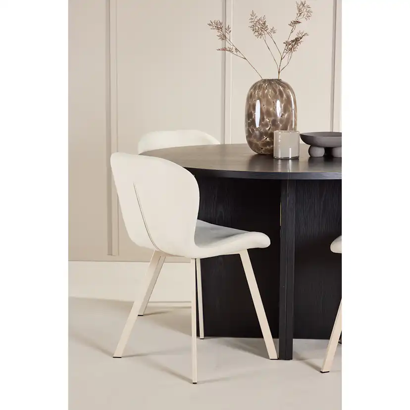 Spisegruppe Venture Home Strada Ø120 cm med 4st Lilja Spisestoler