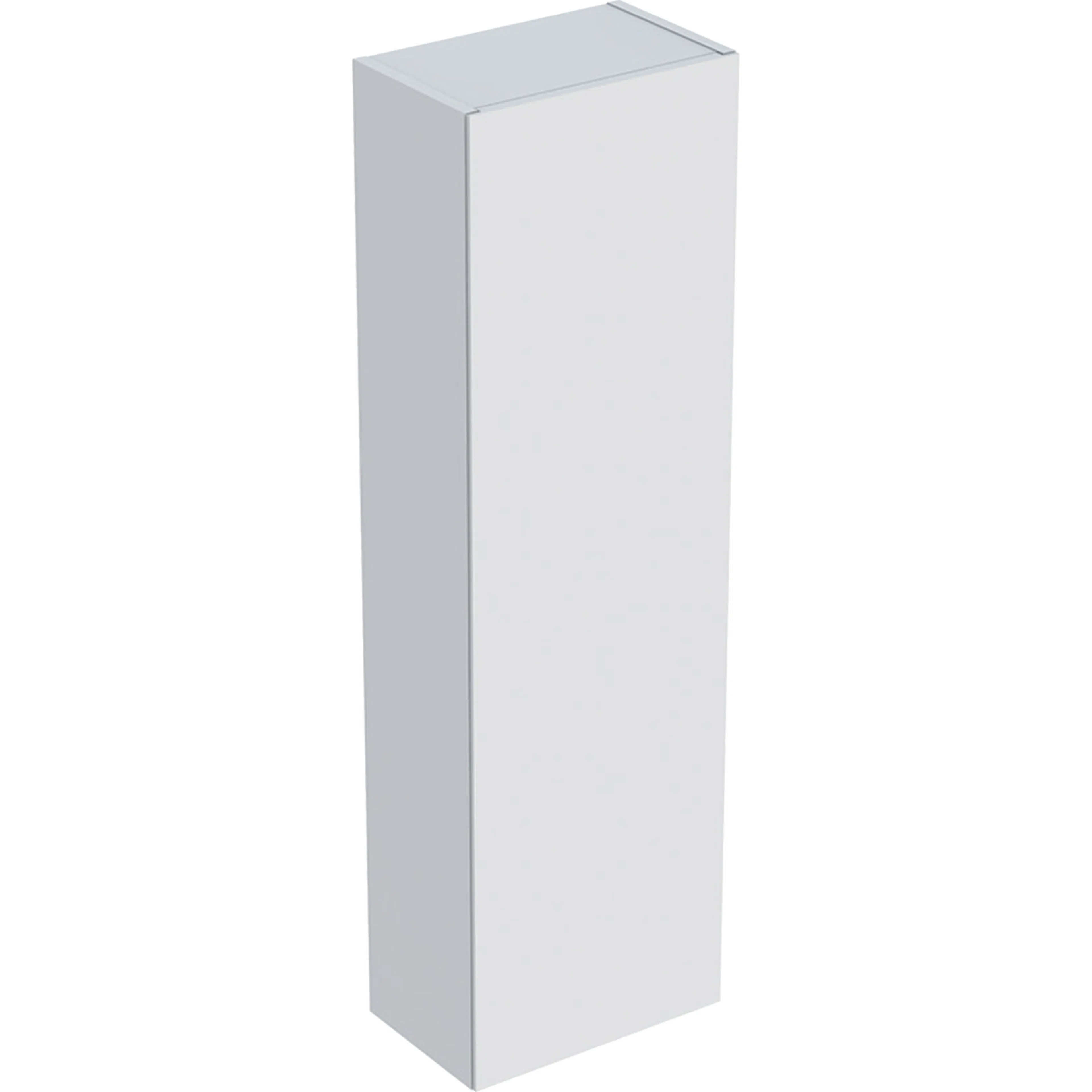 Ifö Elegant mellanhögt skåp med en dörr: B=33cm, H=110.5cm, Vit