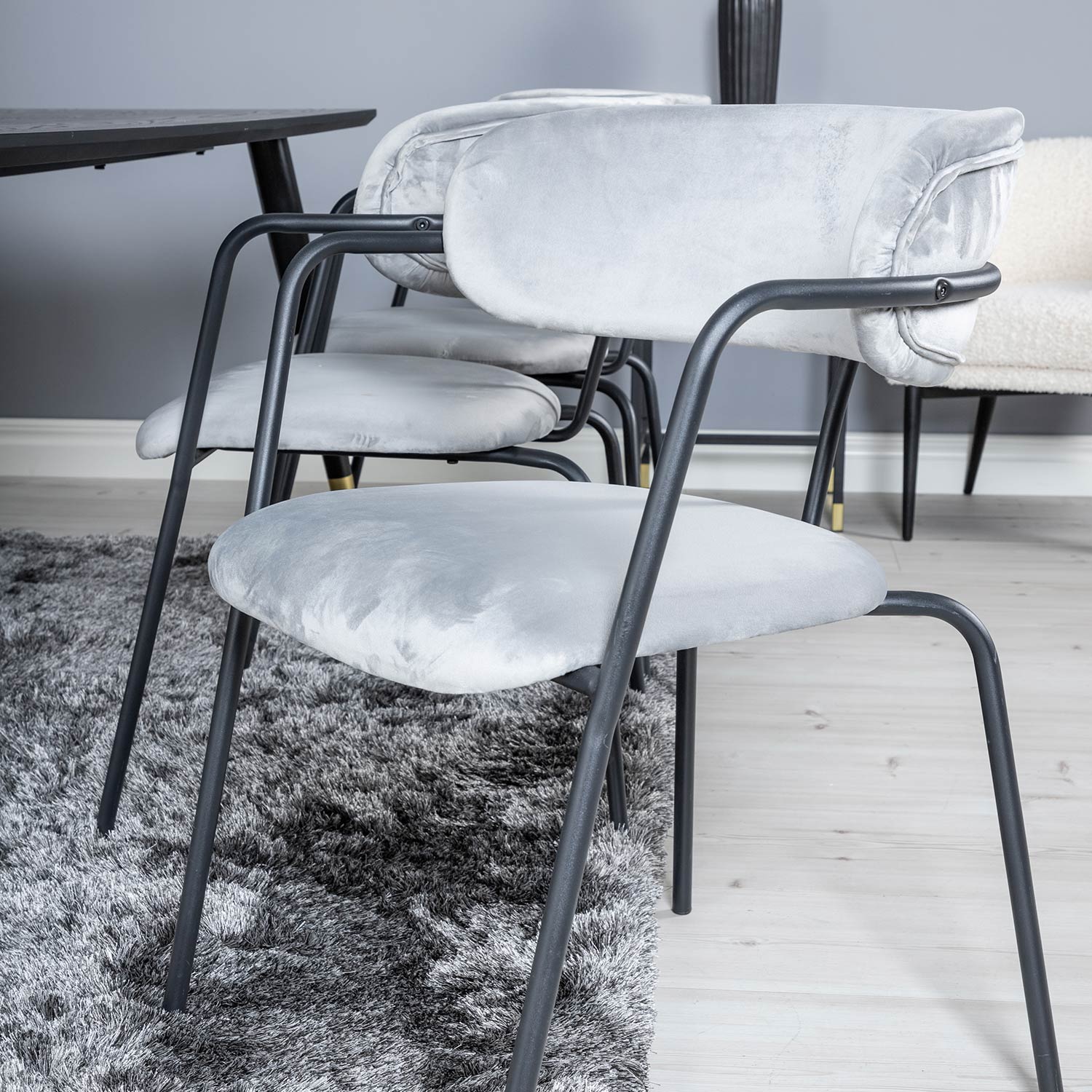 Spisegruppe Venture Home Dipp med 6 Arrow Stoler