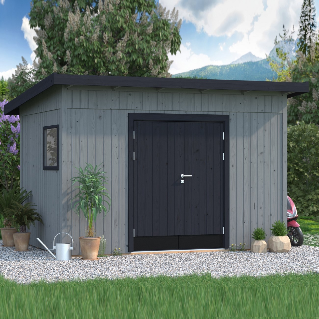 Lagerbod Palmako Stig 8,4 m2 (inv. 8,2 m2) 
