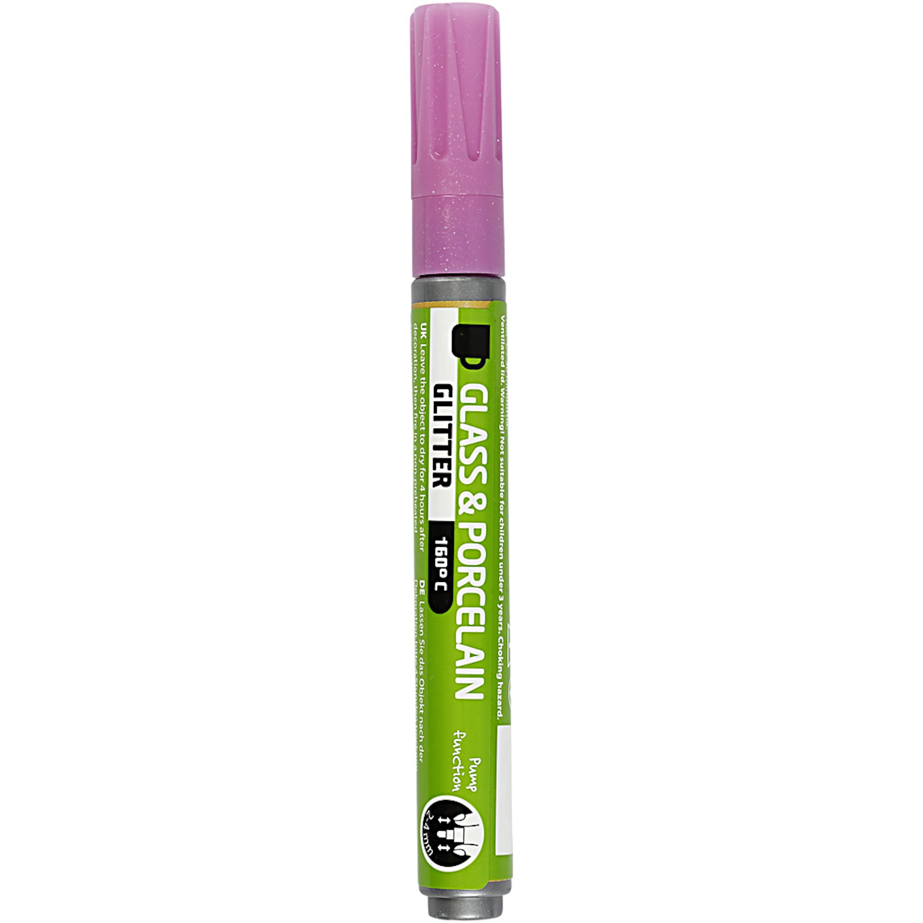Glass- og porselenstusj Creativ Company Glitter Semi Opaque 1 stk