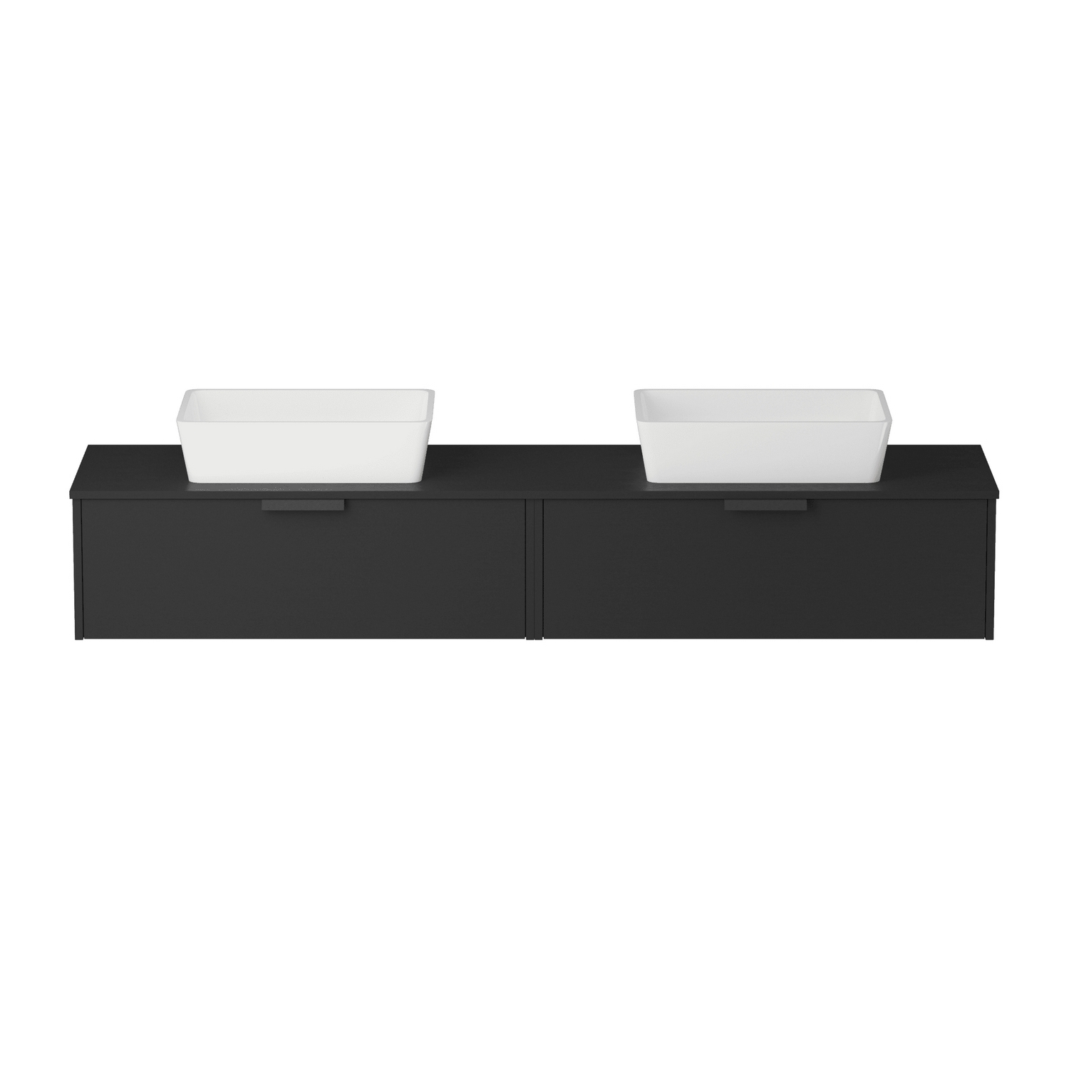Servantskap FOSSBAD New Block B180 for Benkeplate og 2 Serva