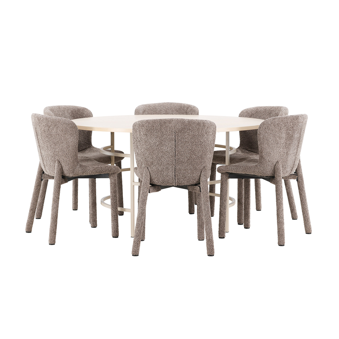 Spisegruppe Venture Home Copenhagen Ø140 cm med 6st Astoria Spisestoler