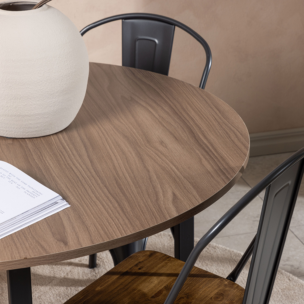 Spisegruppe Venture Home Durango Ø 120 cm med 4 Tempe Stoler