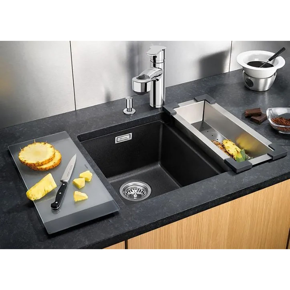 Kjøkkenvask Blanco Subline 340/160 Silgranitt Infino