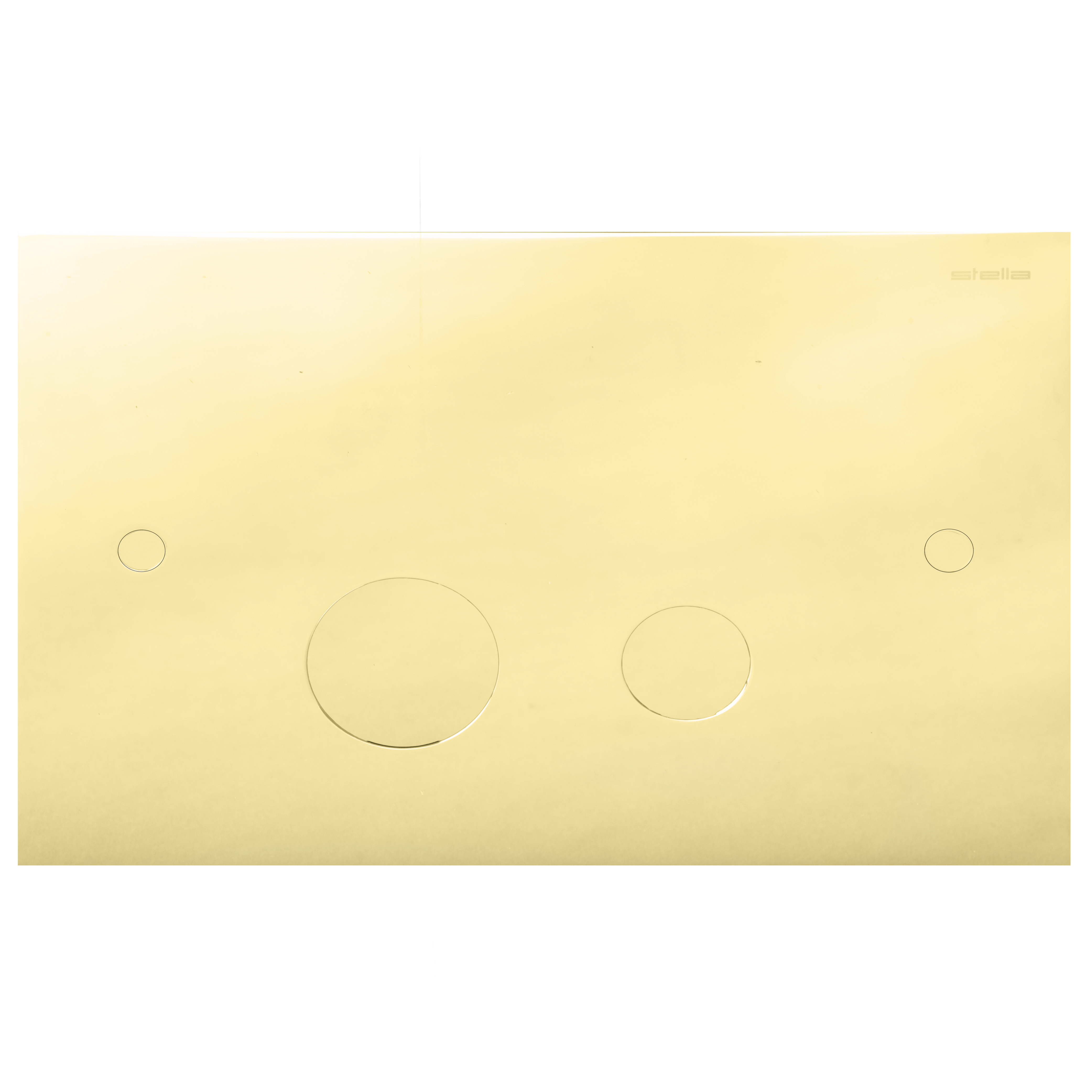 LAVABO Luna Skylleplade for Geberit (Sigma) Cisterne, Messin Messing