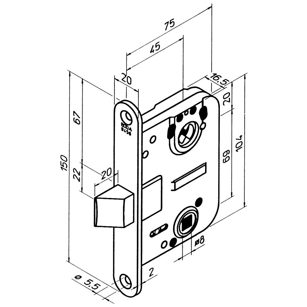 Låskasse ASSA Abloy 9456