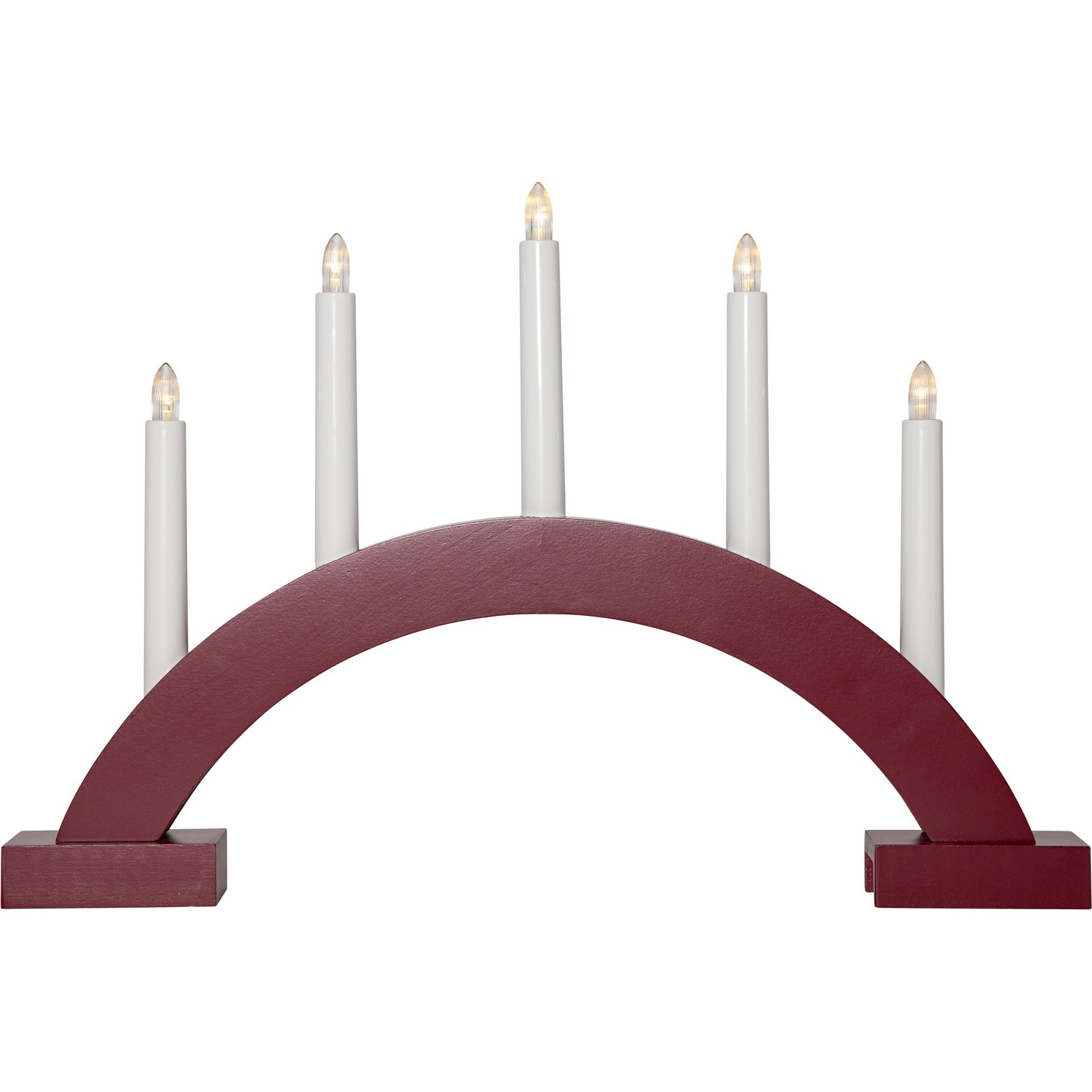Ljusstake ABBE Röd