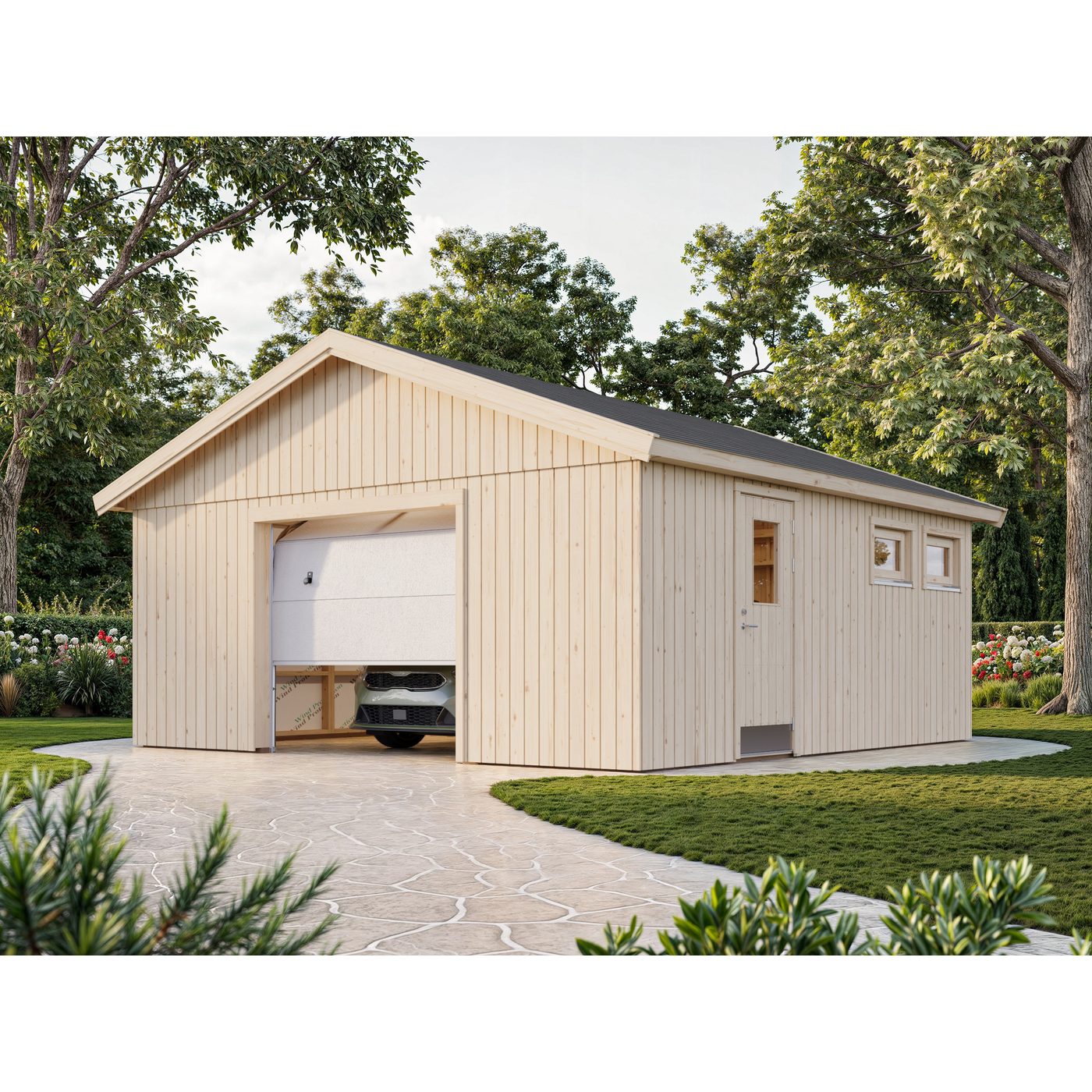 Garasje Palmako Andre 28,5 m2 m/Leddport