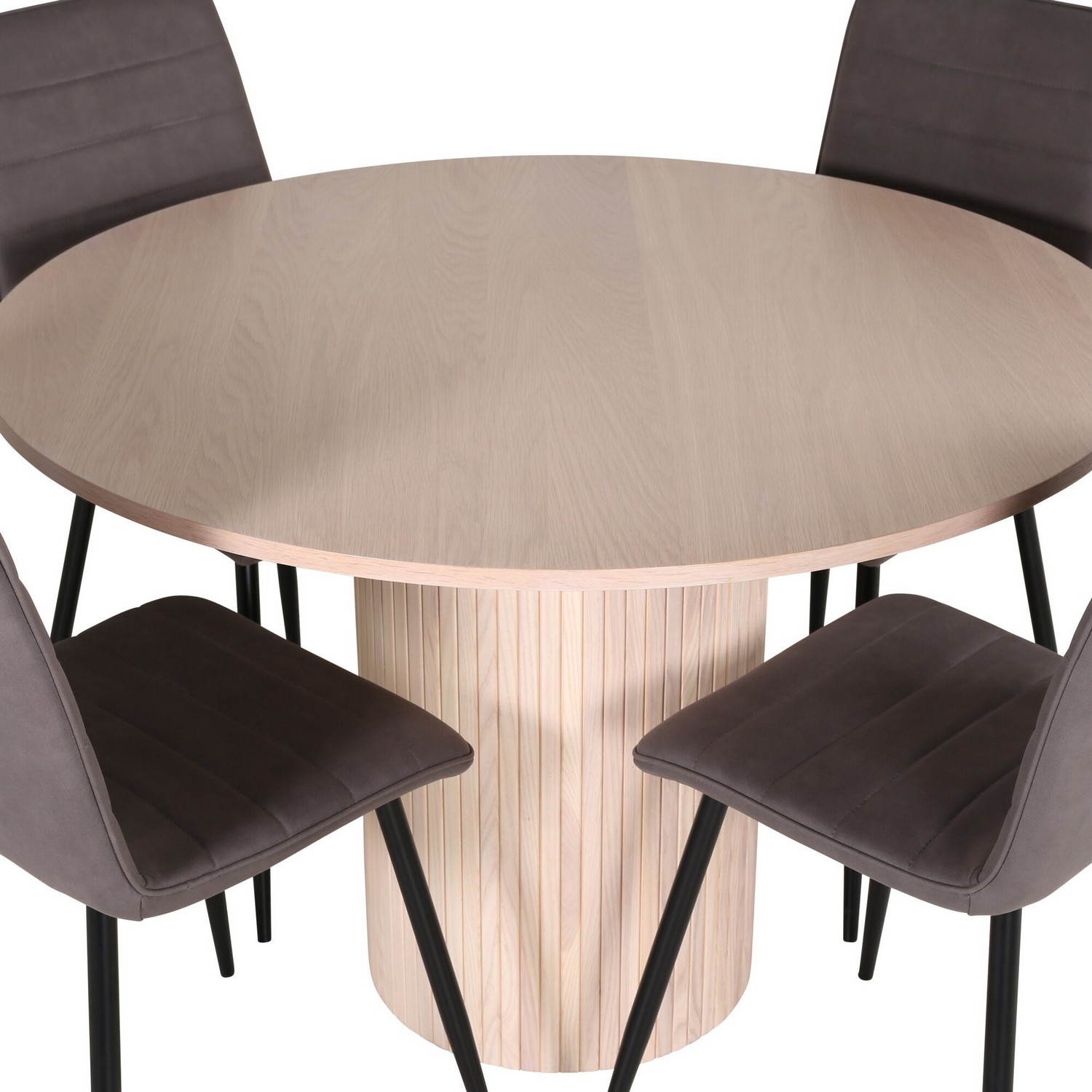 Spisegruppe Venture Home med Bianca Spisebord og 4 Walerina Spisestoler