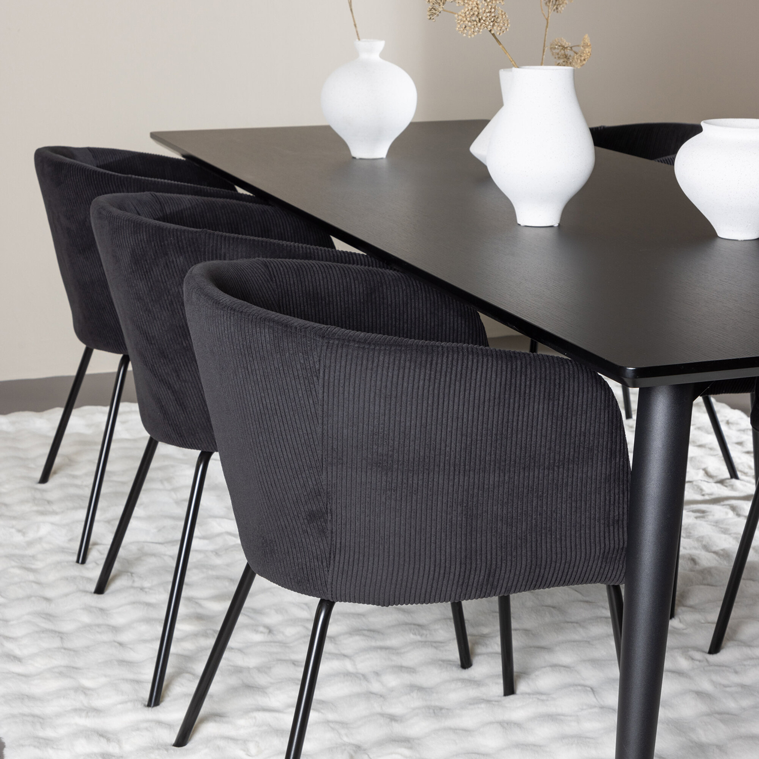 Spisegruppe Venture Home Ellis 230 med 6 stk Berit Stoler
