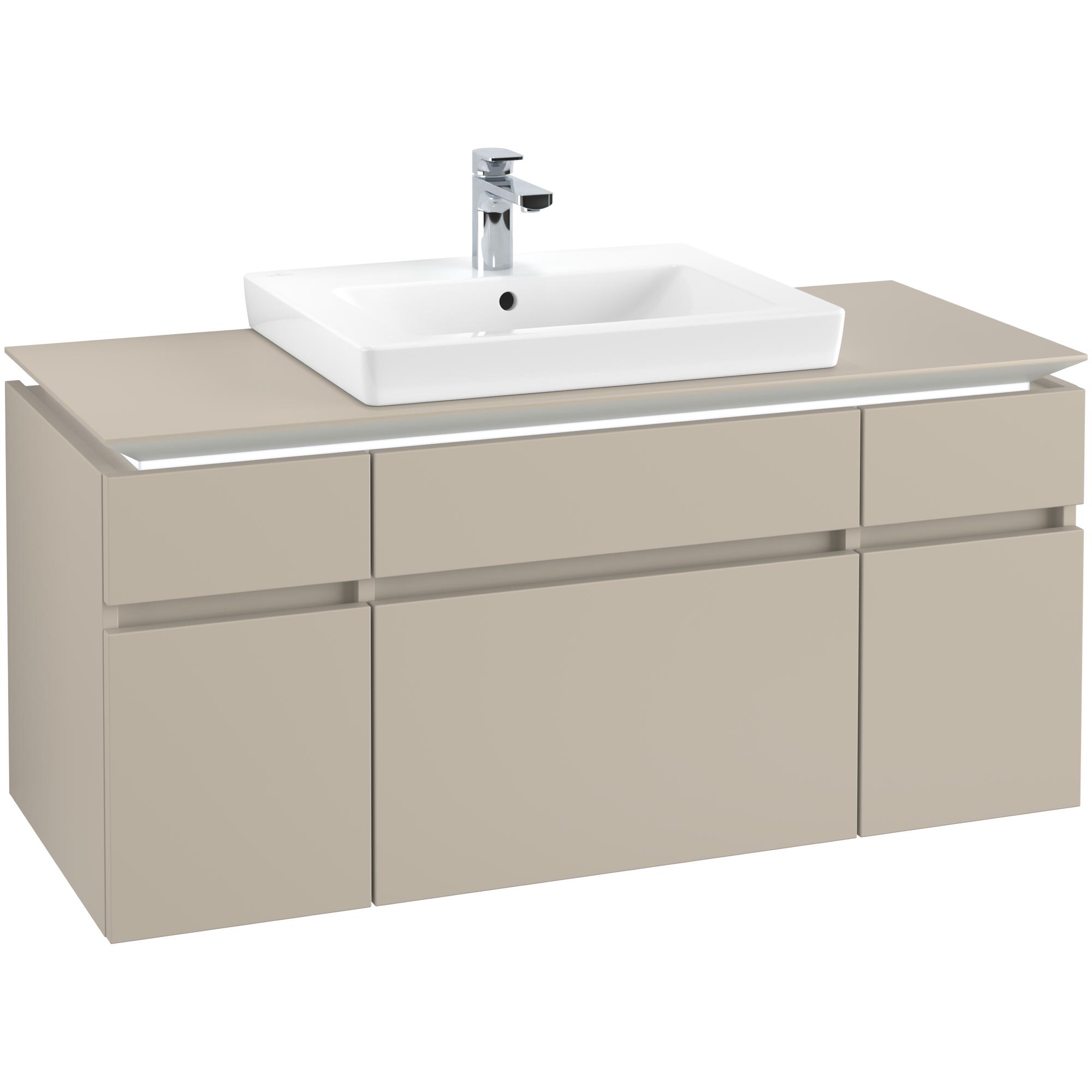Tvättställsskåp Villeroy & Boch Legato med 5 Lådor för Tvättställ