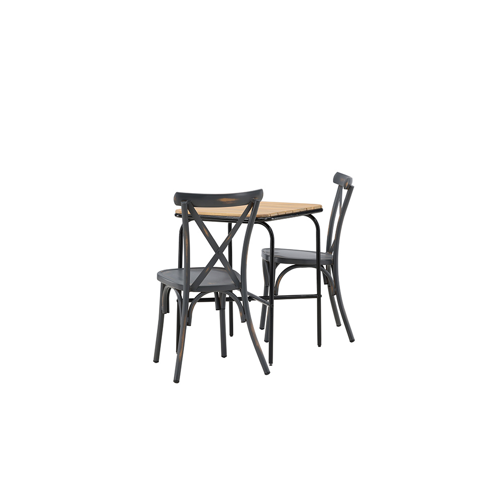 Cafégruppe Venture Home Holmbeck Bord med 2 Tablas Stoler