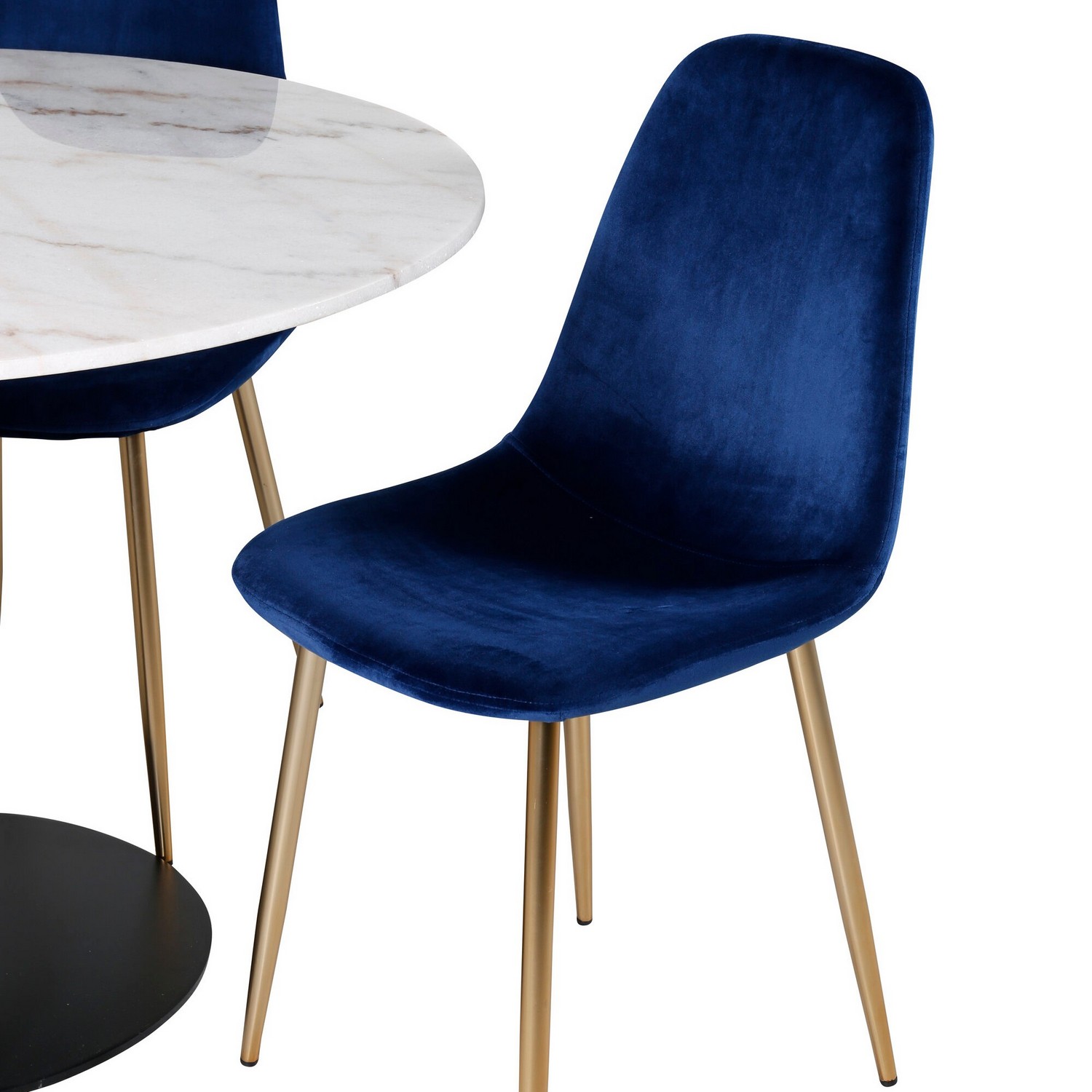 Spisegruppe Venture Home Estelle HHvitmed 4 Pobbie Stoler