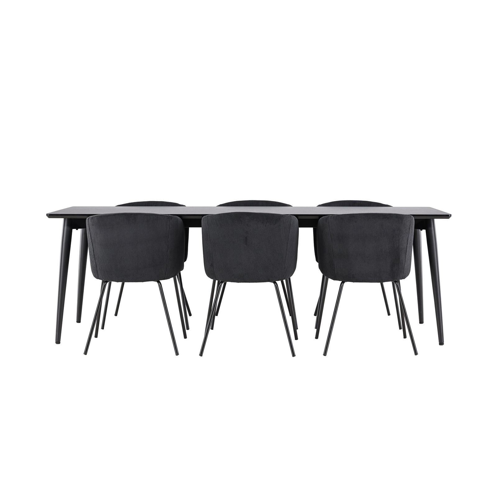 Spisegruppe Venture Home Ellis 230 med 6 stk Berit Stoler