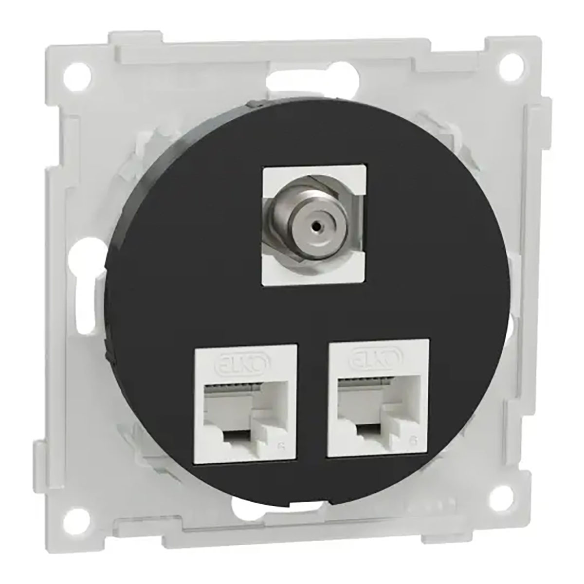 Vegguttak Elko One Modularuttak Innfelt RJ45 Cat.6 UTP