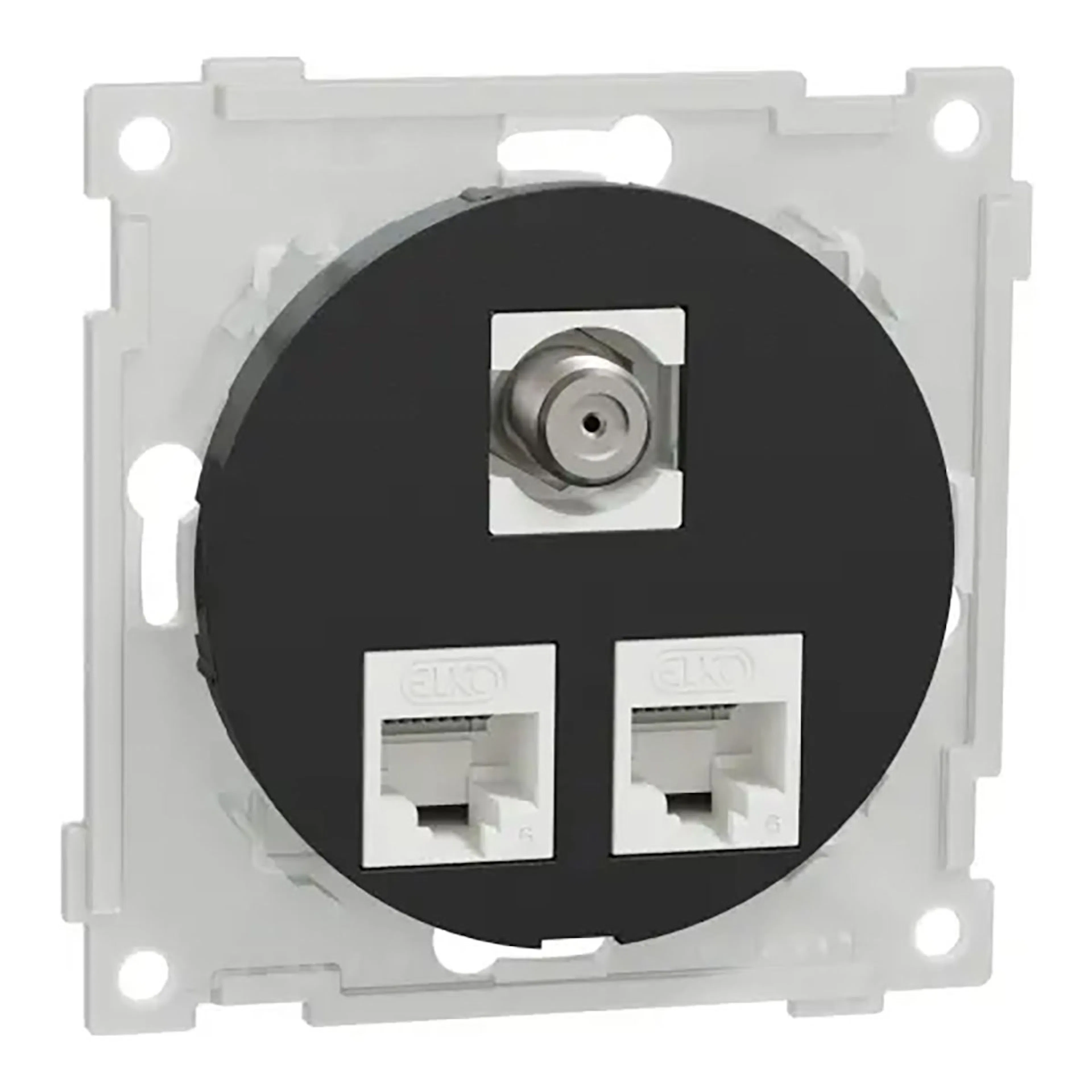 Vegguttak Elko One Modularuttak Innfelt RJ45 Cat.6 UTP