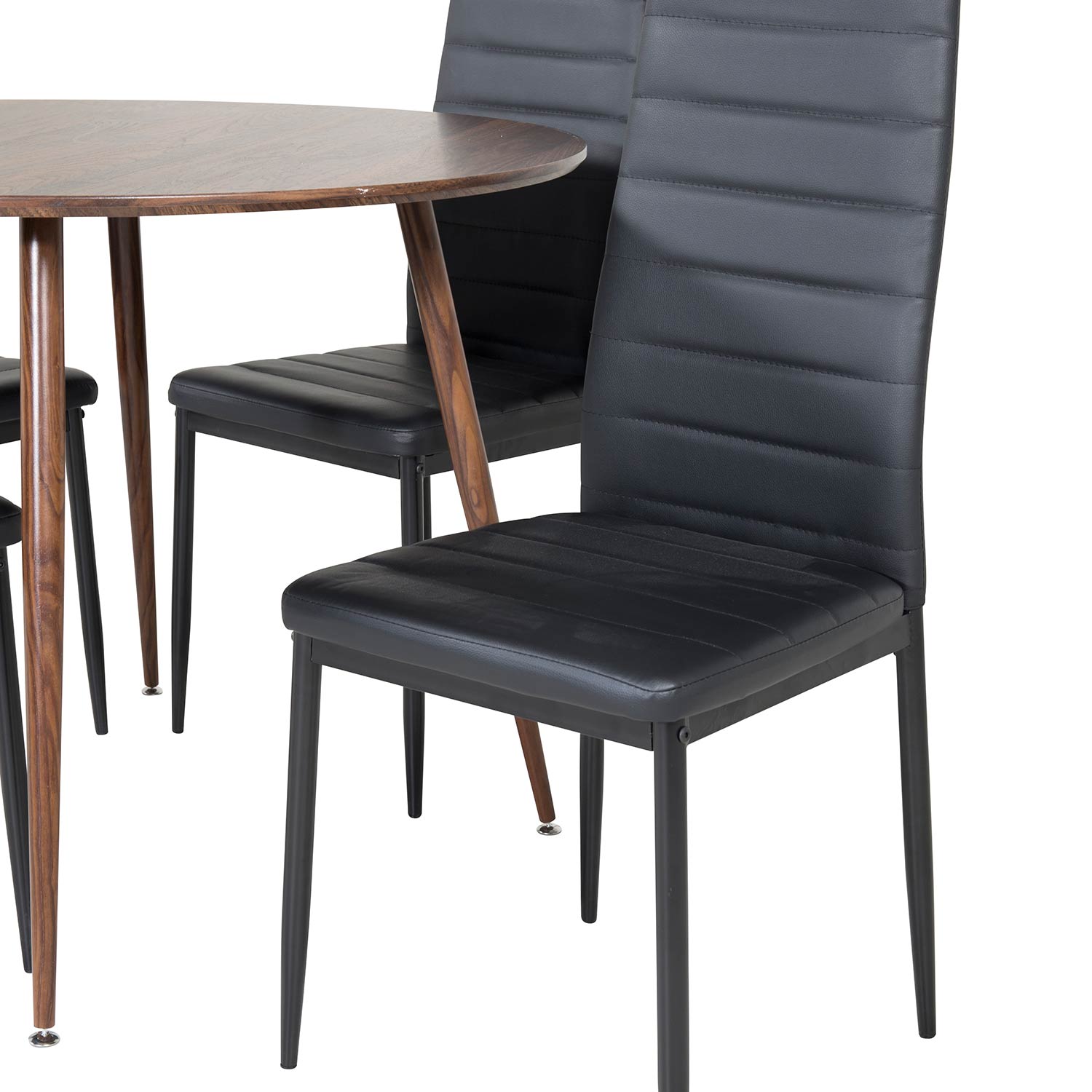 Spisegruppe Venture Home Plake med 4 Sly Stoler Rundt