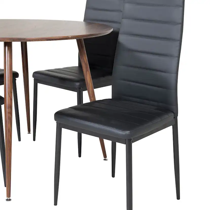 Spisegruppe Venture Home Plake med 4 Sly Stoler Rundt