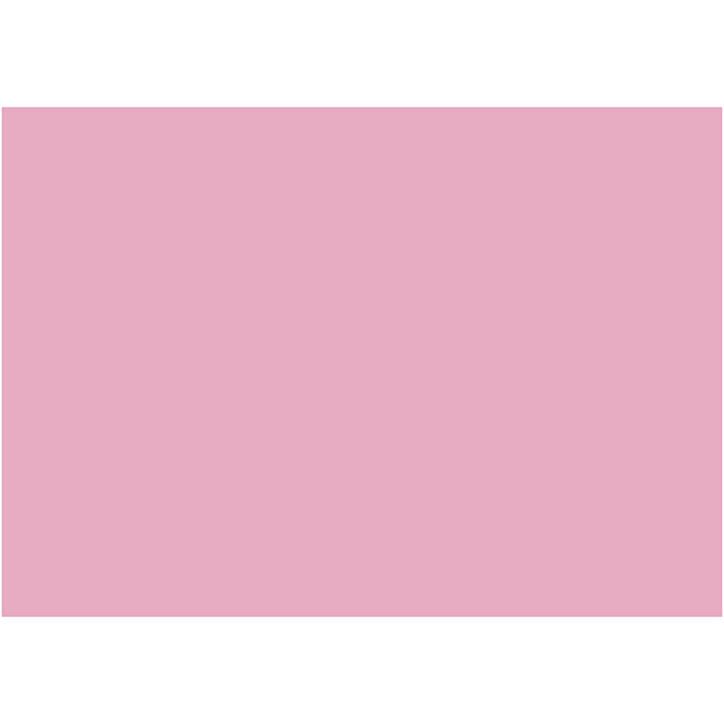 Dekorgummi, rosa, A4, 210x297 mm, tjocklek 2 mm, 10 ark/ 1 f Rosa