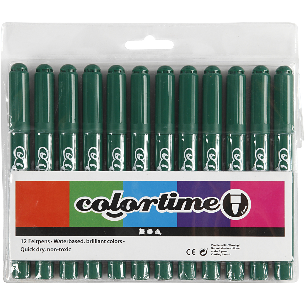Tusjpenner Creativ Company Colortime Strek 5 mm 1 Pk