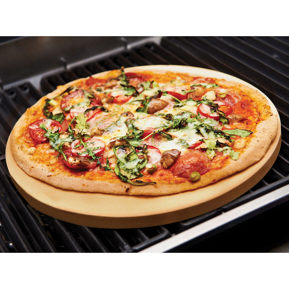 Pizzastein Broil King Rund