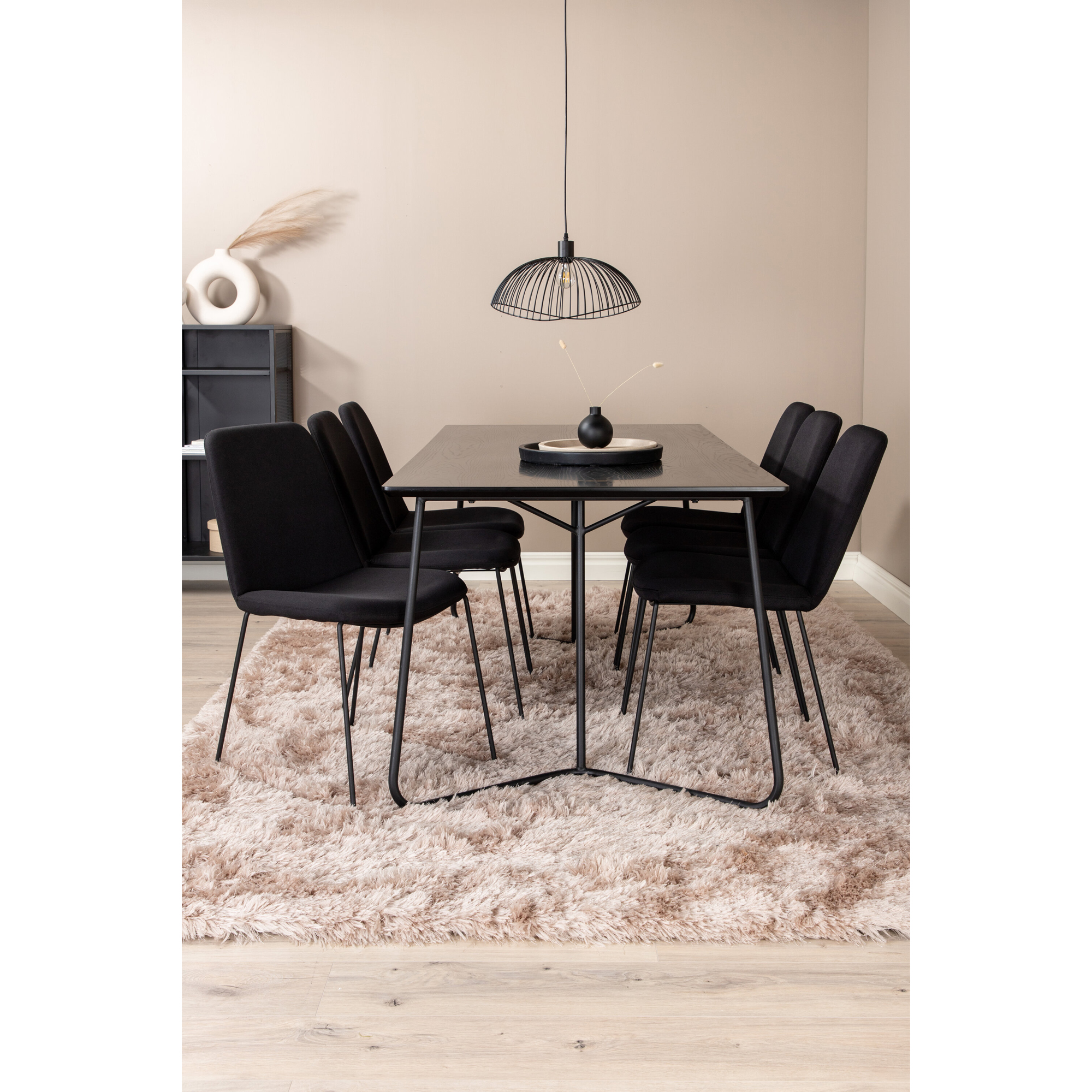 Spisegruppe Venture Home Annika med 6 Muscot Stoler