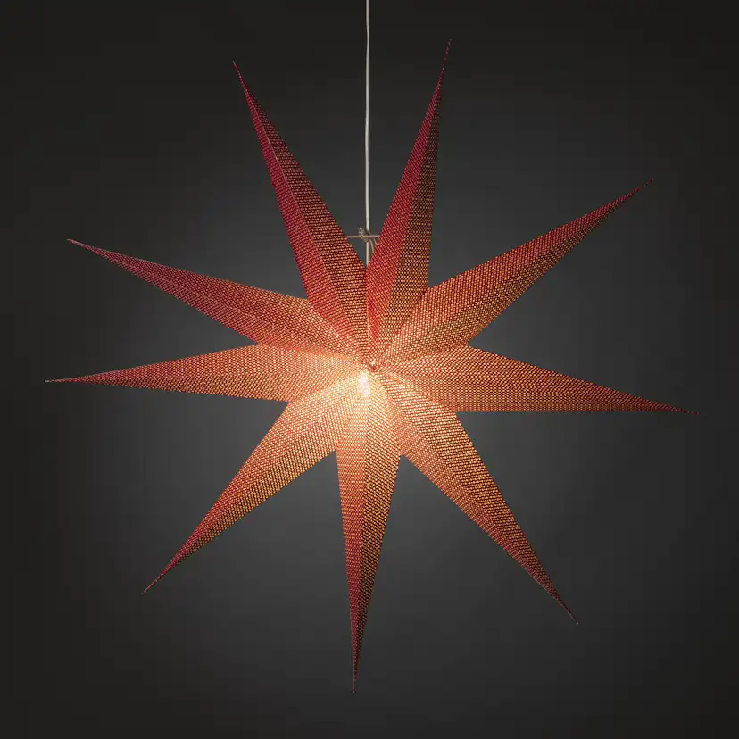 Adventsstjerne Gnosjö Konstsmide 9-spiss 115 cm
