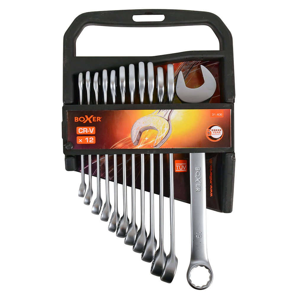 Ringnøkkelsett Boxer 12-deler