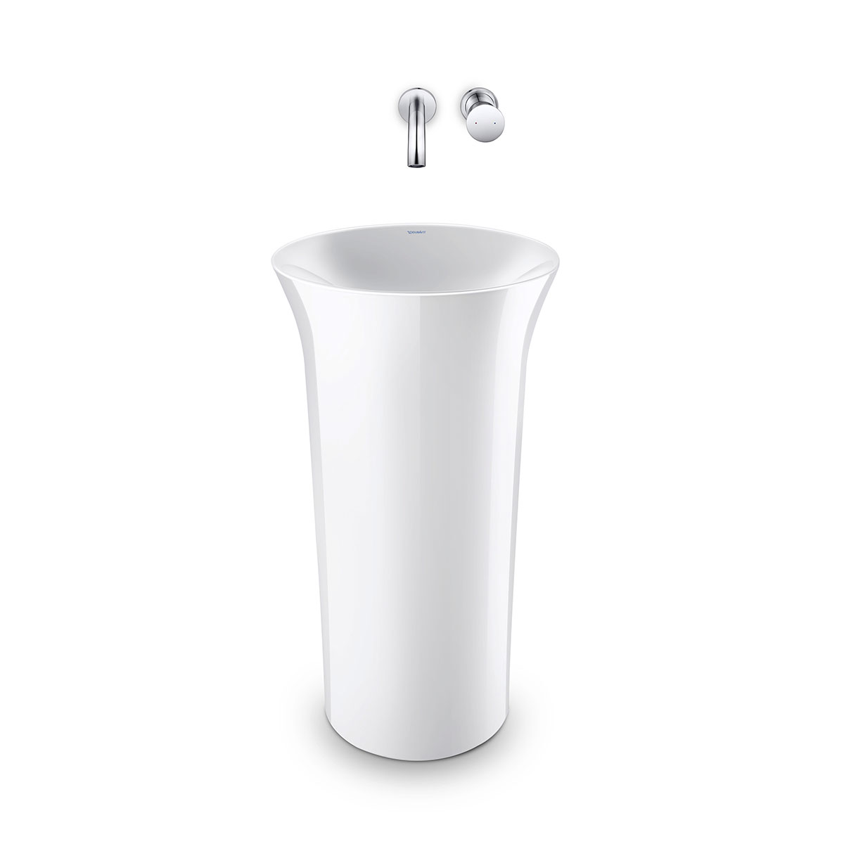 Golvstående Tvättställ White Tulip Vit Högblank 500 mm