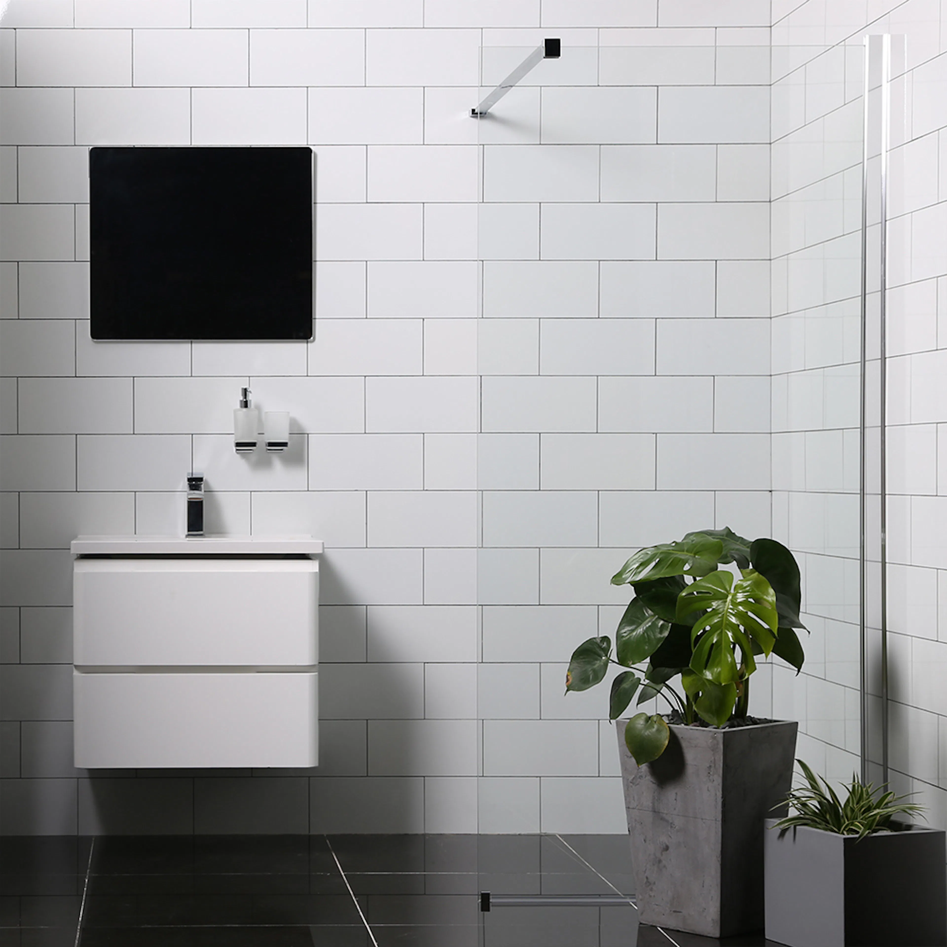 Dusjvegg Bathlife Allsidig P/P Klarglass