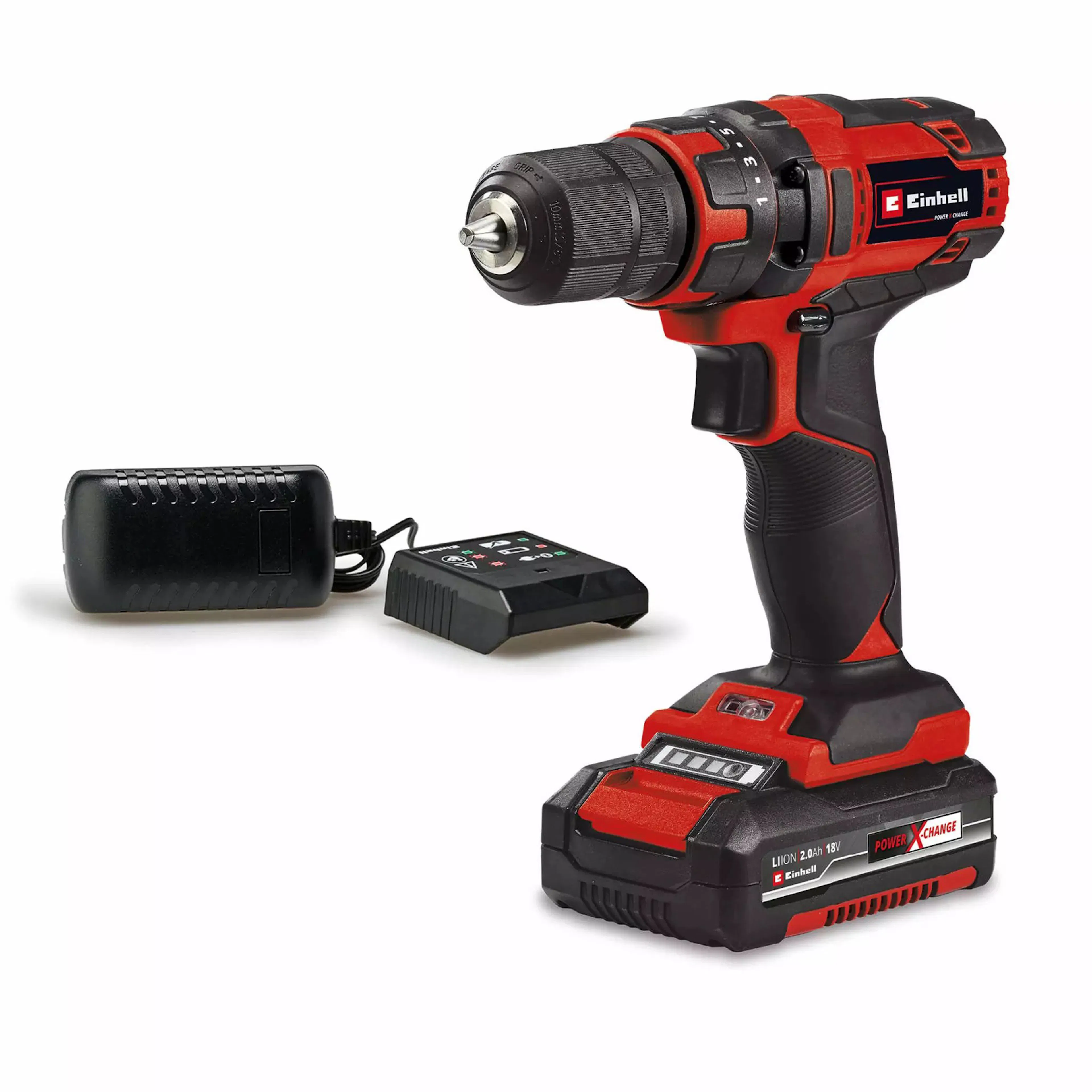 Boremaskin Einhell TC-CD 18/35 Li Trådløs med 1x2,0 Ah Batteri
