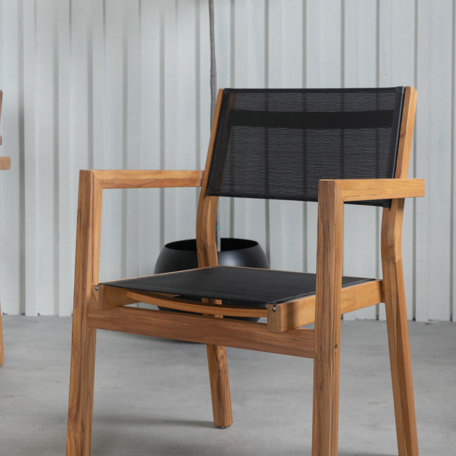 Spisegruppe Venture Home Canne med 4 Vum Stablebare Spisestoler
