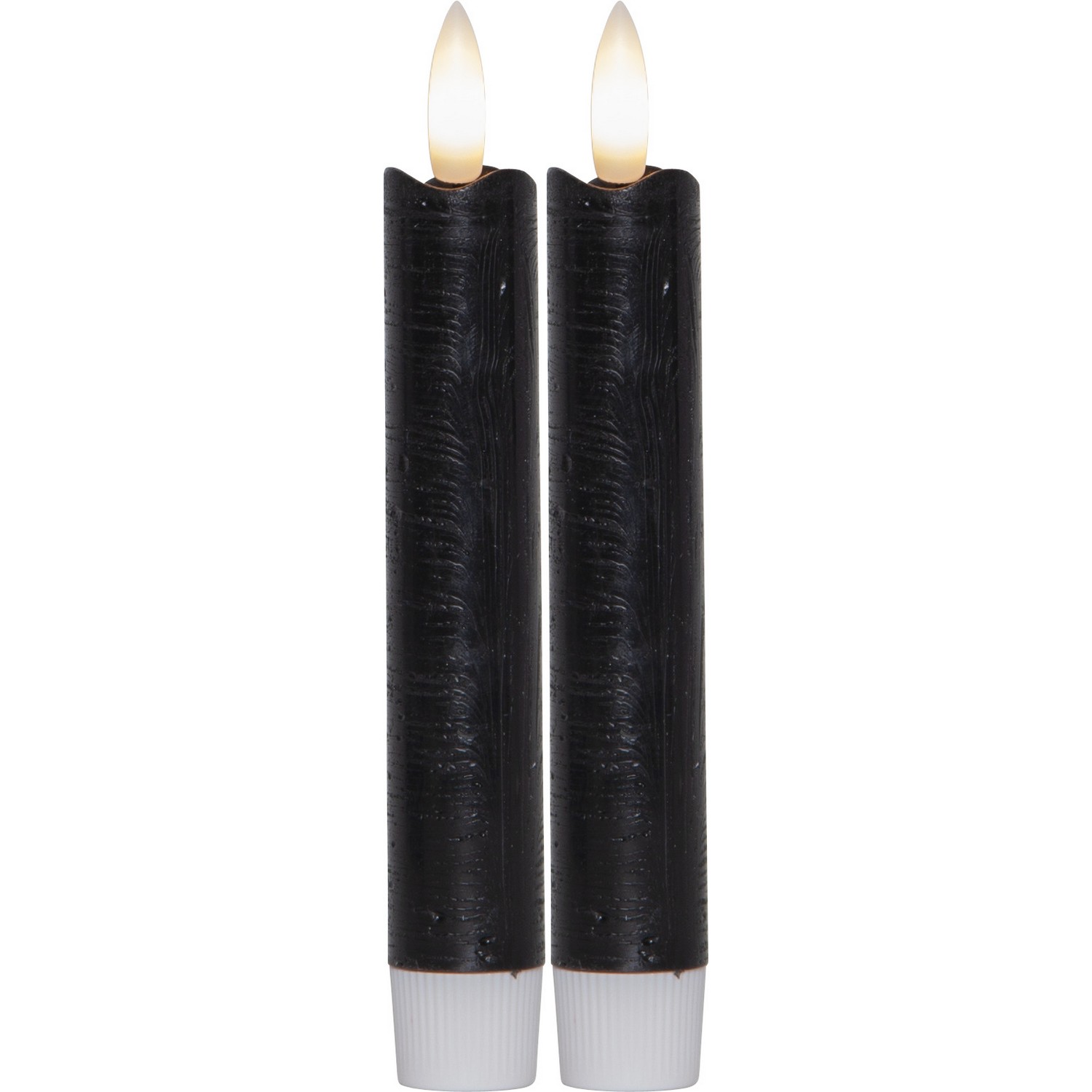 Antikklys Star Trading Flamme 2-pakke Sort 150 mm