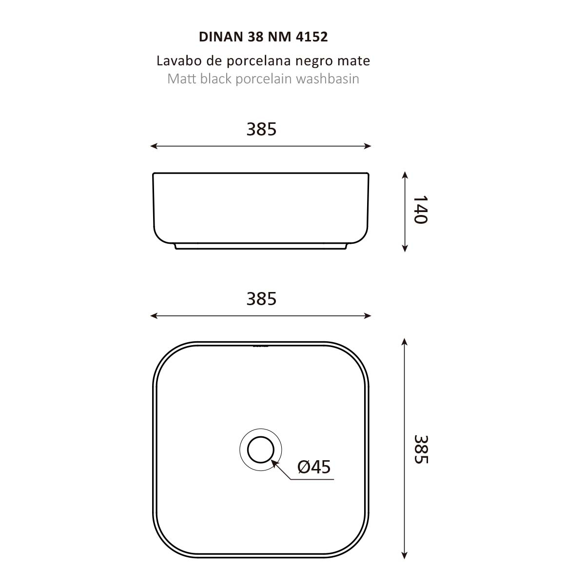 Servant Bathco Dinan Ø38