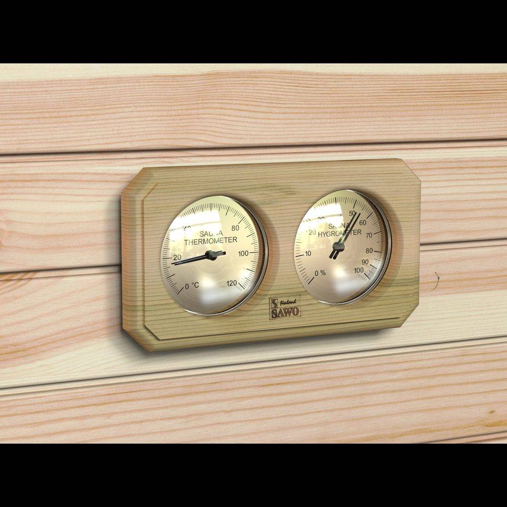 Badstu Thermo-Hygrometer SAWO 221