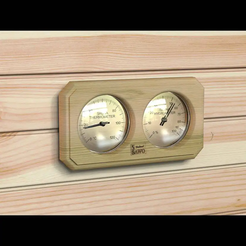 Badstu Thermo-Hygrometer SAWO 221
