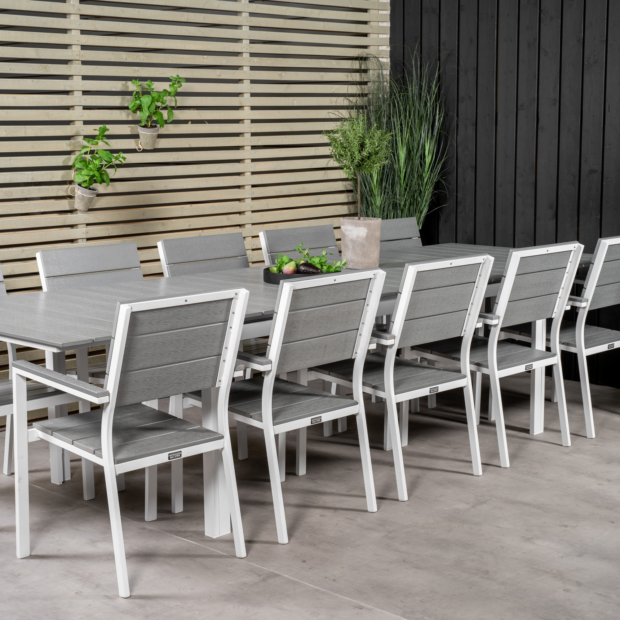 Spisegruppe Venture Home Lova 224/324 med 10 Lova Spisestoler