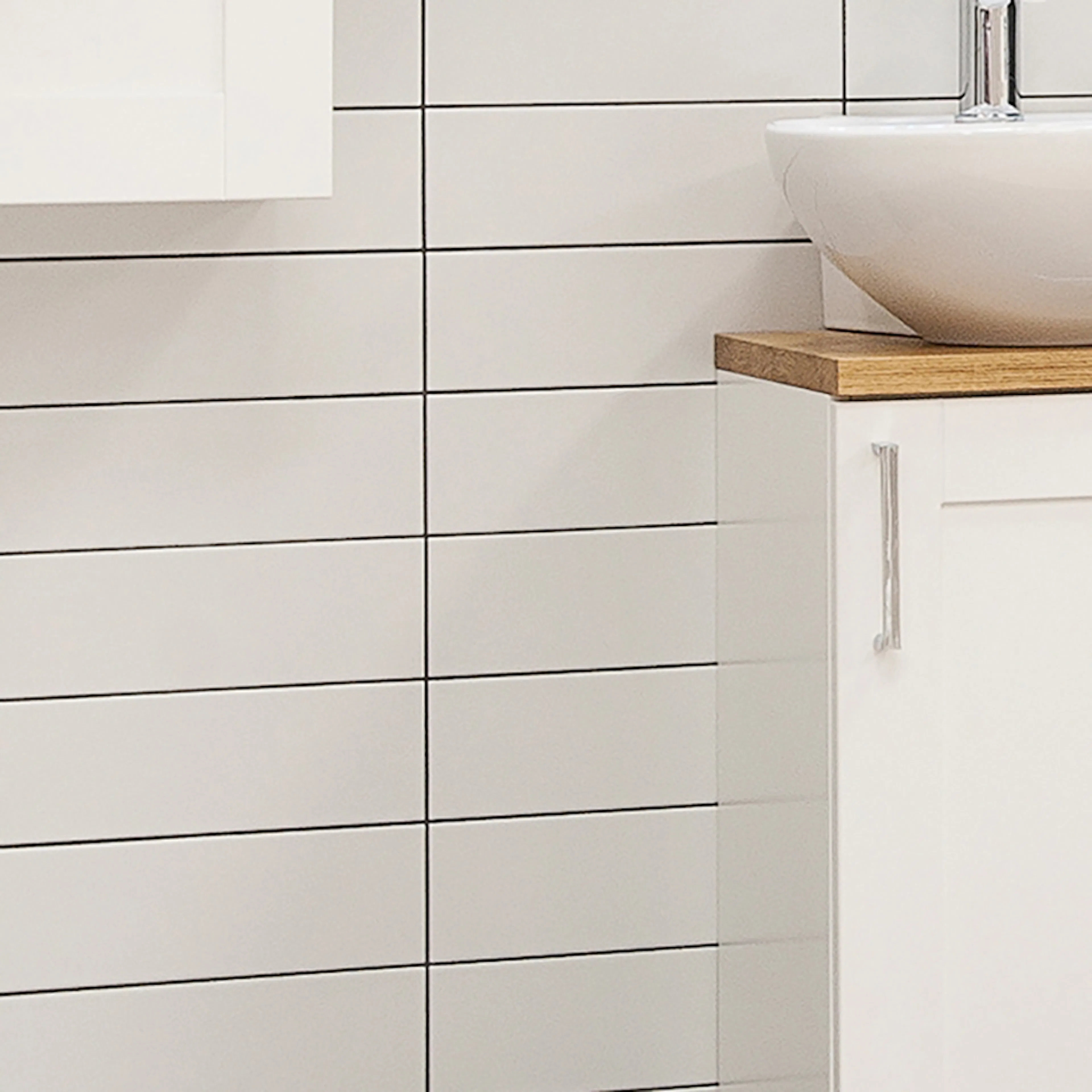 Flis Arredo Color Gris Perla Grå Matt 10x30 cm