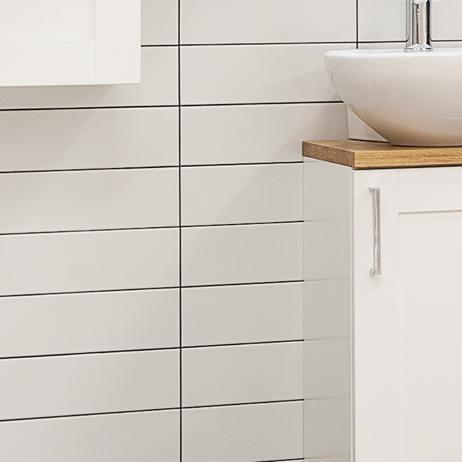 Flis Arredo Color Gris Perla Grå Matt 10x30 cm
